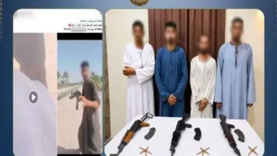 ضبط 3 متهمين بحوزتهم 3 بنادق آلية بعد مشاجرة أدت لإصابة عامل في قنا