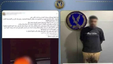 "ضبط سائق ميكروباص اعتدى بسلاح أبيض على سيدتين في المنتزه بسبب خلاف على الأجرة"