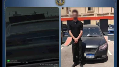ضبط قائد سيارة في القاهرة بعد إخفائه لوحاتها لتفادي المخالفات 2 ضبط قائد سيارة في القاهرة بعد إخفائه لوحاتها لتفادي المخالفات