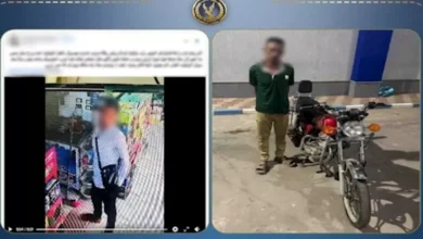 ضبط لص سرق دراجة نارية من معرض في دمياط بأسلوب المغافلة