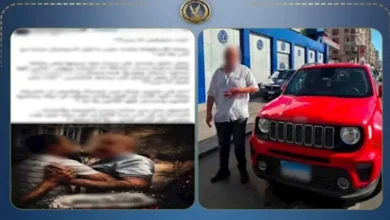ضبط مقاول في سموحة هدد سيدة وطفلتها بسبب أولوية المرور بعد ادعائه بصفة رسمية