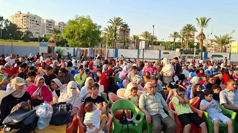 فرحة كبيرة في نادي منتخب السويس بعد هدف مصر في شباك الأرجنتين