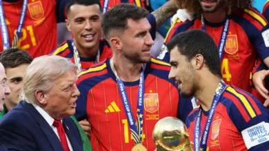 فيديو: كواليس رقصة نجم إسبانيا أمام ترامب - هل كانت سخرية متعمدة؟ 5 فيديو: كواليس رقصة نجم إسبانيا أمام ترامب - هل كانت سخرية متعمدة؟
