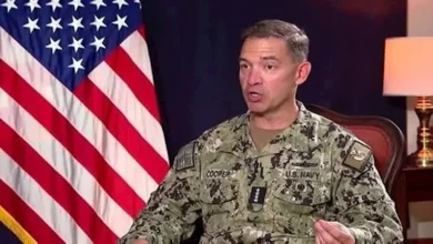 قائد "سنتكوم" يوصي ترامب بوقف الهجمات الأمريكية في مضيق هرمز 4 قائد "سنتكوم" يوصي ترامب بوقف الهجمات الأمريكية في مضيق هرمز