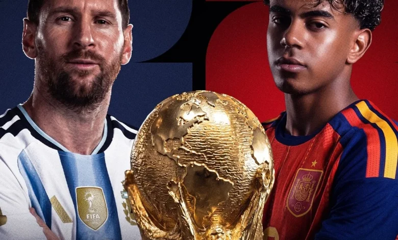 قنوات مجانية تبث مباراة الأرجنتين وإسبانيا اليوم في نهائي كأس العالم 1 قنوات مجانية تبث مباراة الأرجنتين وإسبانيا اليوم في نهائي كأس العالم
