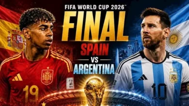 مباراة الأرجنتين وإسبانيا في نهائي كأس العالم 2026: تفاصيل شاملة 2 مباراة الأرجنتين وإسبانيا في نهائي كأس العالم 2026: تفاصيل شاملة