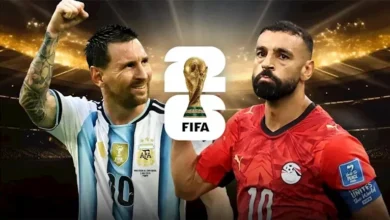 مصر تتقدم على الأرجنتين (1-0) في نهاية الشوط الأول