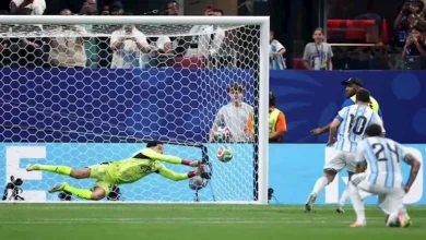 مصطفى شوبير يتصدى لركلة جزاء الأرجنتين في كأس العالم 2026