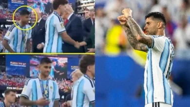 مقصودة أم عفوية؟.. روميرو يتجاهل ترامب أثناء مراسم تتويج كأس العالم 2026 2 مقصودة أم عفوية؟.. روميرو يتجاهل ترامب أثناء مراسم تتويج كأس العالم 2026