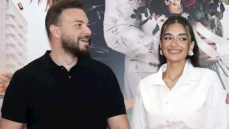 "ملك أحمد زاهر وخطيبها شريف الليثي يعلنان موعد زفافهما المرتقب"