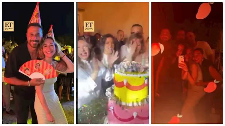 منة شلبي تحتفل بعيد ميلادها بحضور النجوم: فيديو وصور مميزة