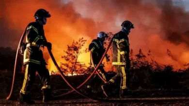 موجة حر شديدة في جنوب فرنسا تؤدي لحرائق واسعة ونزوح الآلاف