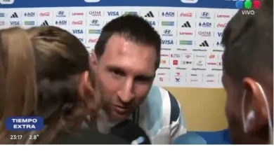 ميسي في موقف محرج أمام صحفية أرجنتينية بسبب شائعات عن علاقة بينهما (فيديو)