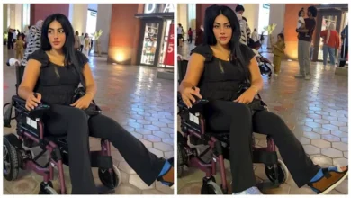 نرمين ماهر تتألق على كرسي متحرك في أحدث ظهور لها على السوشيال ميديا
