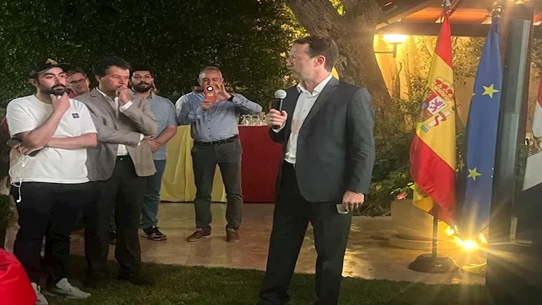 وزراء وشخصيات عامة يحضرون نهائي كأس العالم في منزل السفير الإسباني بالقاهرة