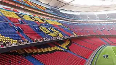 10 صور توثق ملعب مباراة الأهلي ضد برشلونة