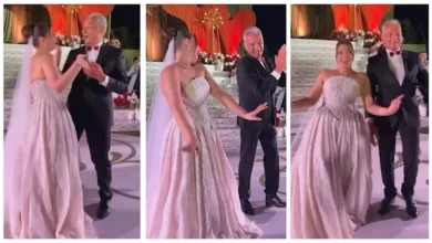 25 صورة مميزة من حفل زفاف أمنية ابنة الفنان محمود حميدة