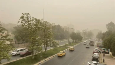 الأنواء الجوية: العراق يتعرض لطقس مغبر وانخفاض في درجات الحرارة
