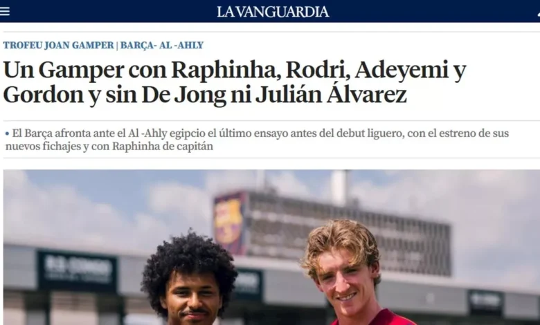 الأهلي يتصدر الصحف الإسبانية قبيل مواجهة برشلونة المرتقبة 1 الأهلي يتصدر الصحف الإسبانية قبيل مواجهة برشلونة المرتقبة