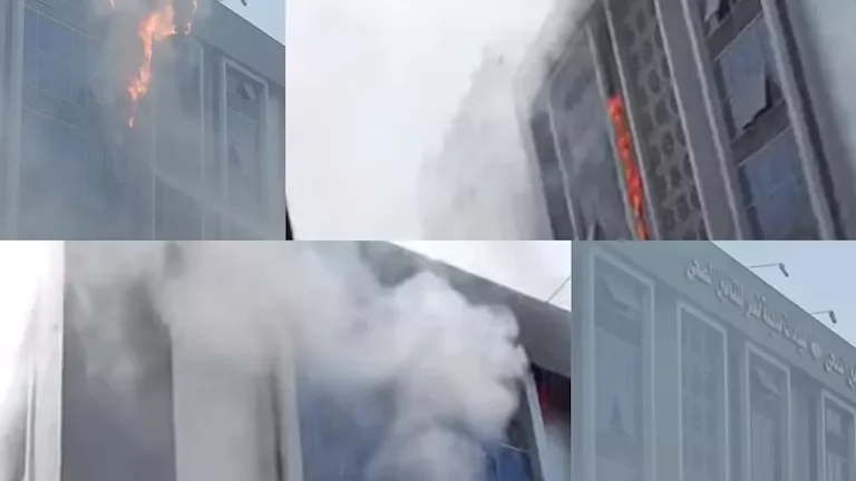 السيطرة على حريق محدود داخل مستشفى التأمين الصحي في مدينة نصر دون تسجيل إصابات