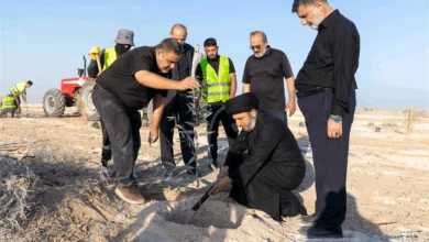 العتبة العباسية تبدأ مشروع إنشاء حزام أخضر يتضمن مليون شجرة في كربلاء 3 العتبة العباسية تبدأ مشروع إنشاء حزام أخضر يتضمن مليون شجرة في كربلاء