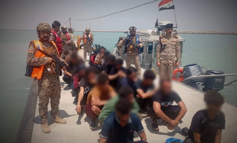 القبض على 23 أجنبياً حاولوا دخول البلاد بصورة غير قانونية 1 القبض على 23 أجنبياً حاولوا دخول البلاد بصورة غير قانونية