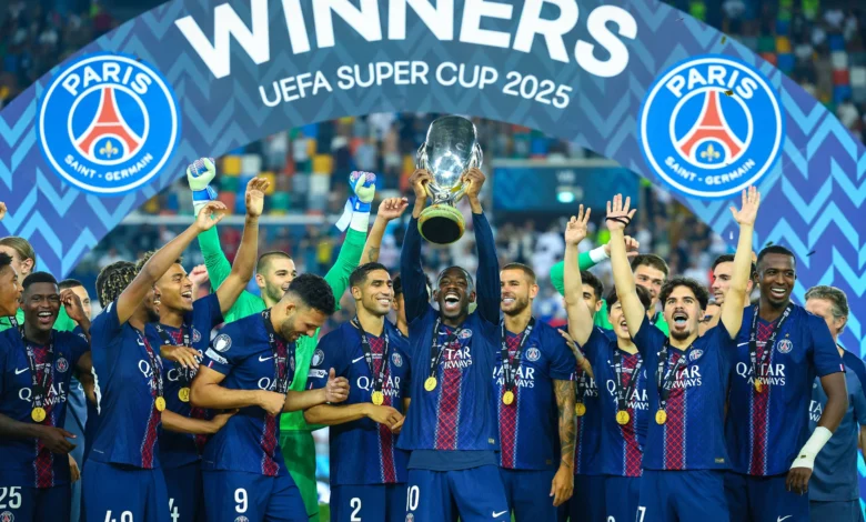 القنوات الناقلة لمباراة باريس سان جيرمان وأستون فيلا في كأس السوبر الأوروبي 2026 وطرق متابعة البث المباشر عبر الإنترنت.