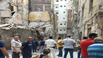 انهيار عقار في منطقة روض الفرج جراء الزلزال: 11 صورة توثق الحادثة