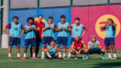 برشلونة يختتم تدريباته الأخيرة قبل مواجهة بلباو في الدوري بحضور حمزة عبد الكريم