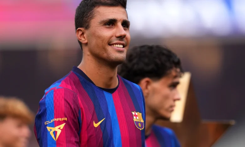برشلونة يستعد لمواجهة بيلباو.. هل سيكون رودري في التشكيلة؟
