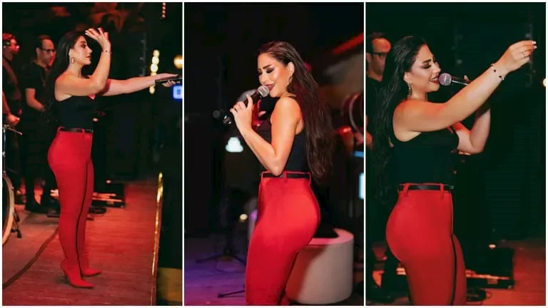 بوسي تتألق بإطلالة جريئة بالأحمر والأسود في أحدث ظهور لها بـ 10 صور
