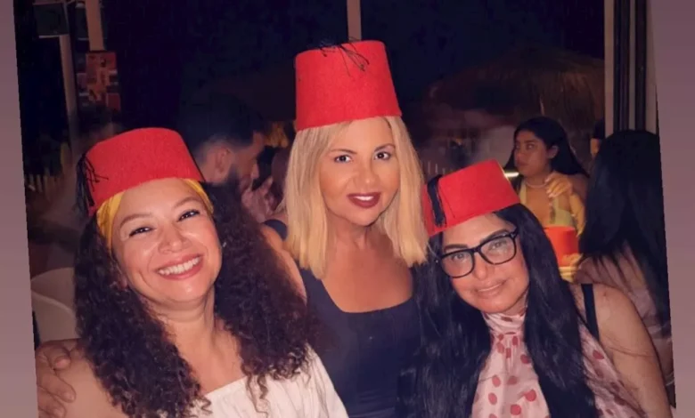 بوسي شلبي تشارك صور عرض دينا دياب بحضور نجوم الفن في العراق