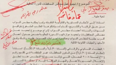 تحرك نيابي لتجميد عمل مجالس المحافظات بسبب الأزمة المالية