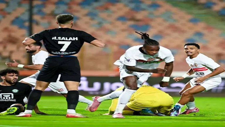 تراجع الزمالك في الشوط الأول أمام البنك الأهلي بالدوري