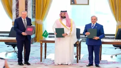 تركيا والسعودية وباكستان تعقد الاجتماع الأول لـ"اتفاق مكة" غدًا 5 تركيا والسعودية وباكستان تعقد الاجتماع الأول لـ"اتفاق مكة" غدًا