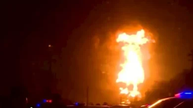 حريق كبير في مستودع للنفط بالسليمانية بالعراق يثير القلق