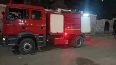 حريق هائل يندلع في منطقة المظلات بشبرا مصر