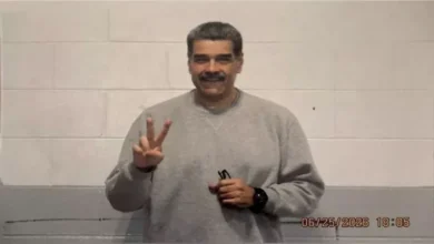 رئيس فنزويلا يظهر من سجنه في أمريكا ويوجه رسالة لأنصاره