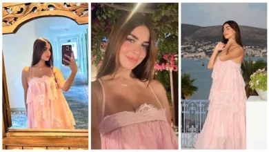 رانيا منصور تتألق بفستان جريء وتلفت أنظار الجمهور (صور)
