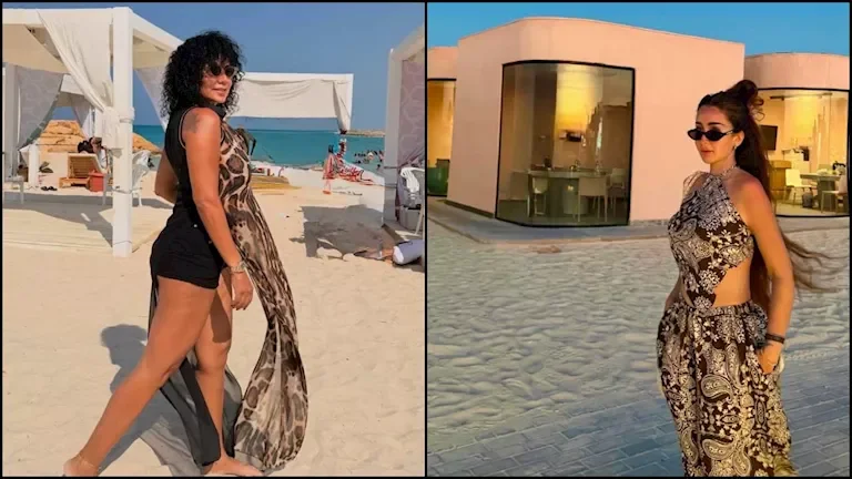 رانيا يوسف وهنا الزاهد يتألقان بإطلالات جريئة على البحر في صور مميزة