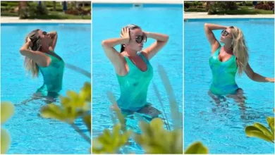 رزان مغربي تحتفل بعيد ميلادها في حمام السباحة وسط تفاعل الجمهور - صور