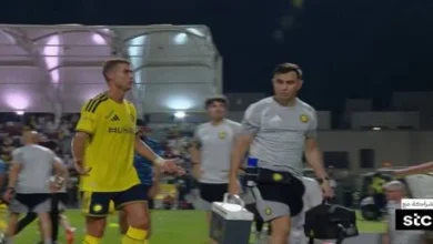 رونالدو يغادر الملعب غاضباً بعد تبديله أمام الاتفاق (فيديو)