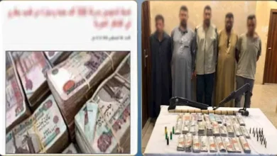 سقوط تشكيل عصابي مسلح لسرقة طبيب بيطري بالإكراه في القناطر باستخدام بندقية آلية وخرطوش