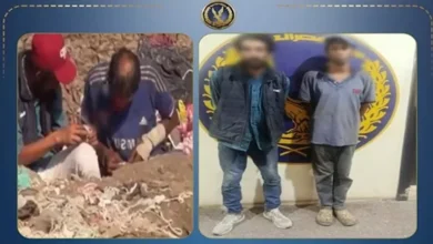 شابان يتعاطيان المخدرات في شوارع شبرا الخيمة ووزارة الداخلية تتخذ إجراءات عاجلة