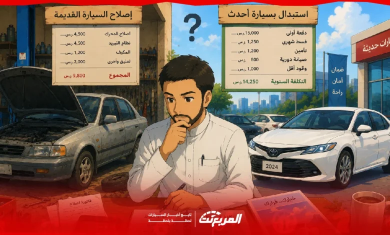 صيانة السيارة القديمة أم استبدالها؟ متى يتحول الإصلاح إلى عبء مالي؟ 1 صيانة السيارة القديمة أم استبدالها؟ متى يتحول الإصلاح إلى عبء مالي؟