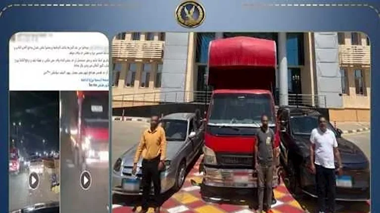 ضبط 3 سائقين يسيرون عكس الاتجاه في أكتوبر لتقصير الطريق