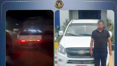 "ضبط سائق ربع نقل في الشرقية بعد قيادته برخصة منتهية واختصار الطريق"