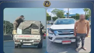 ضبط سائق سيارة ربع نقل يهدد سلامة المواطنين في العامرية