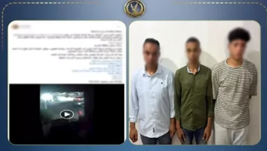 ضبط سائق ونجليه للاعتداء على أسرة باستخدام "كوريك" في الغربية بسبب خلافات جيرة