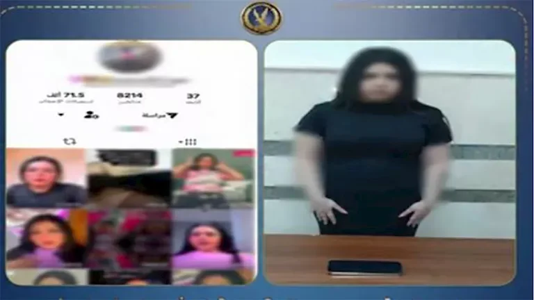 ضبط صانعة محتوى في جمصة بعد استعراض رقص خادش للحياء لزيادة المشاهدات